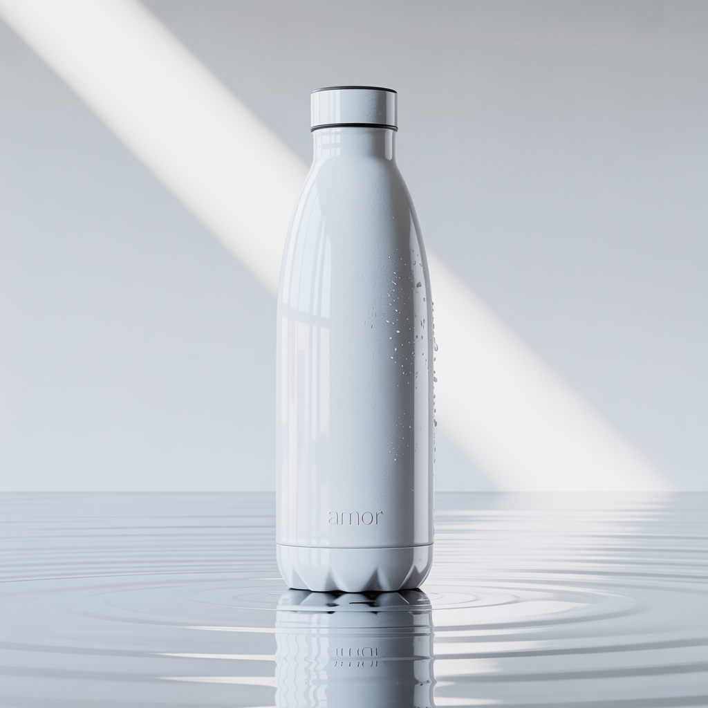Plain water bottle